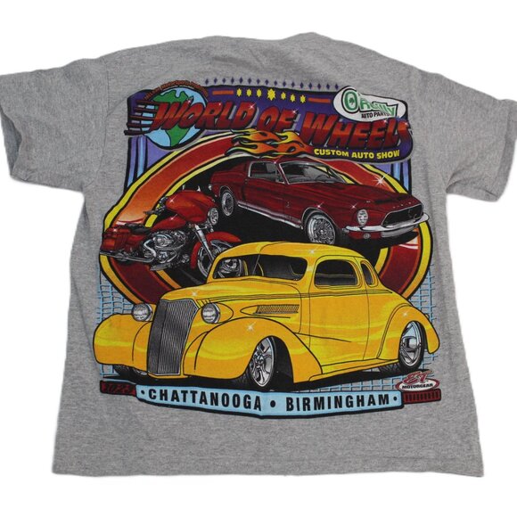 World of Wheels Custom Auto Show 2023 Youth Tshirt Size Small - Picture 1 of 6